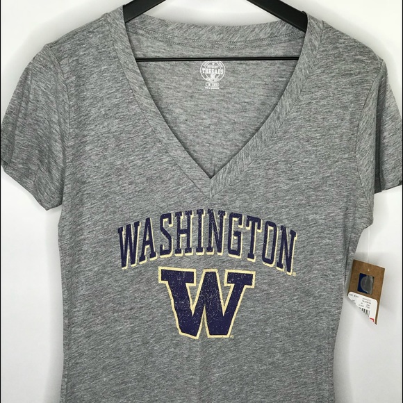 University of Washington Huskies Gray Graphic Tee - Picture 4 of 4